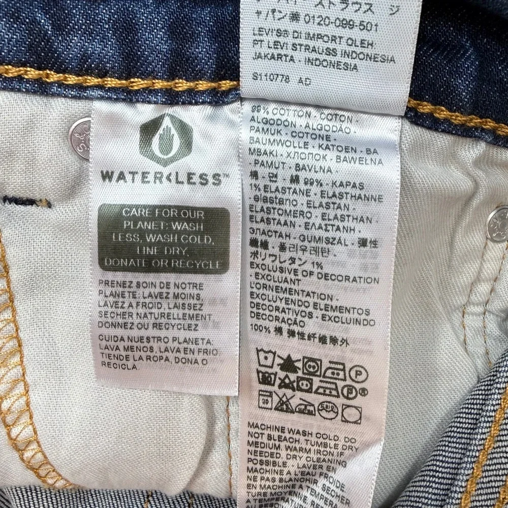 Levis 541 Athletic Taper Jeans Mens 30x34 Dark Wash Stretch Denim 18181-0642 NEW